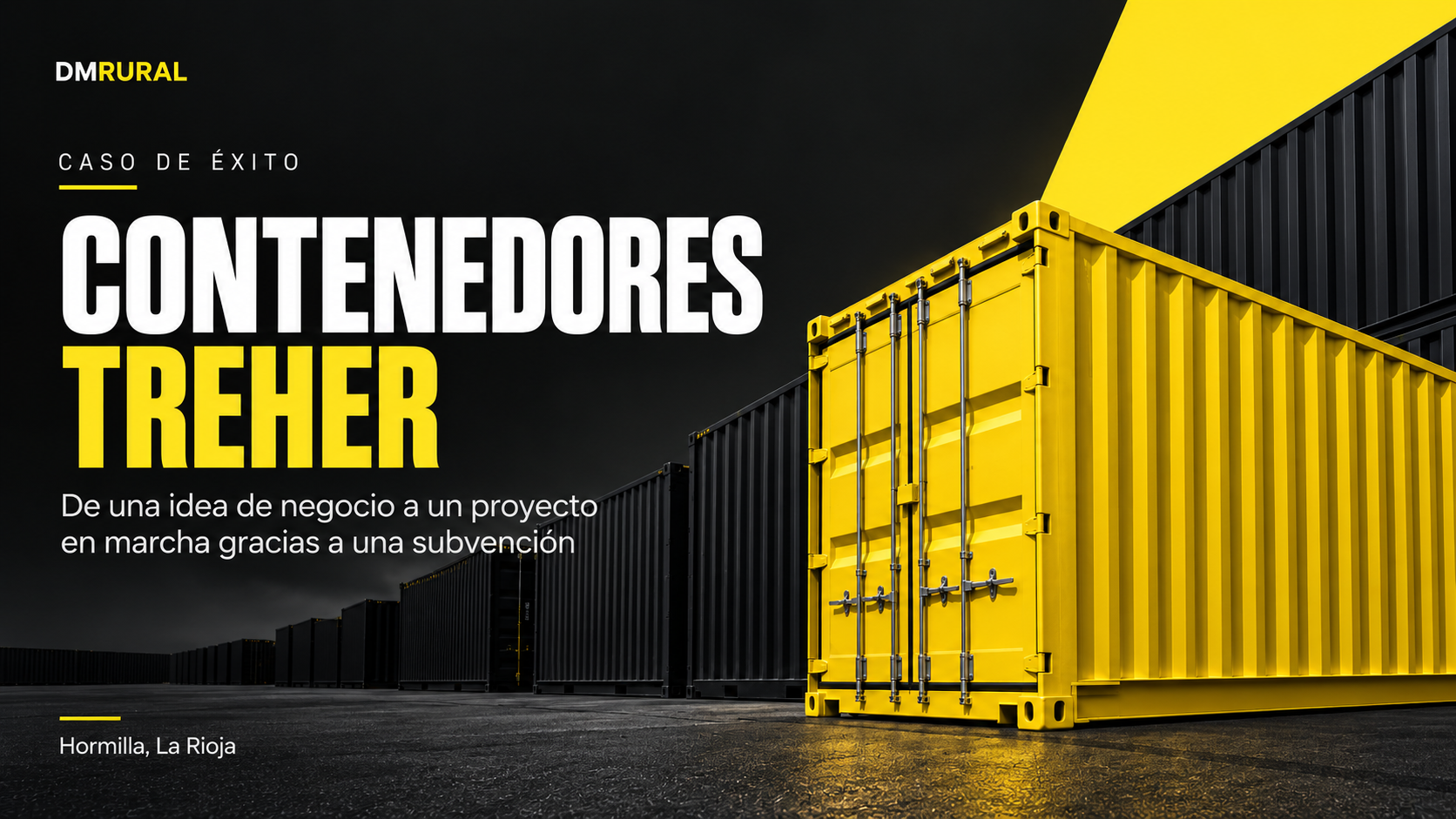 Contenedores Treher: de una idea de negocio a un proyecto en marcha gracias a una subvención
